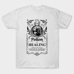 Potion of Healing: Black Version T-Shirt